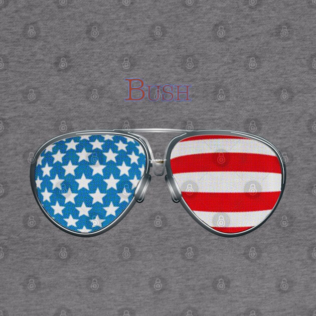 USA GLASSES GEORGE BUSH by SAMELVES